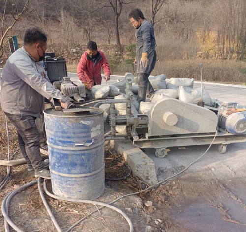 缙云路面下沉注浆
